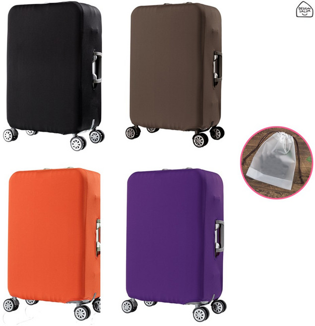 고탄력 무지 스판 캐리어 커버 케이스 보호 20 24 26 30 인치