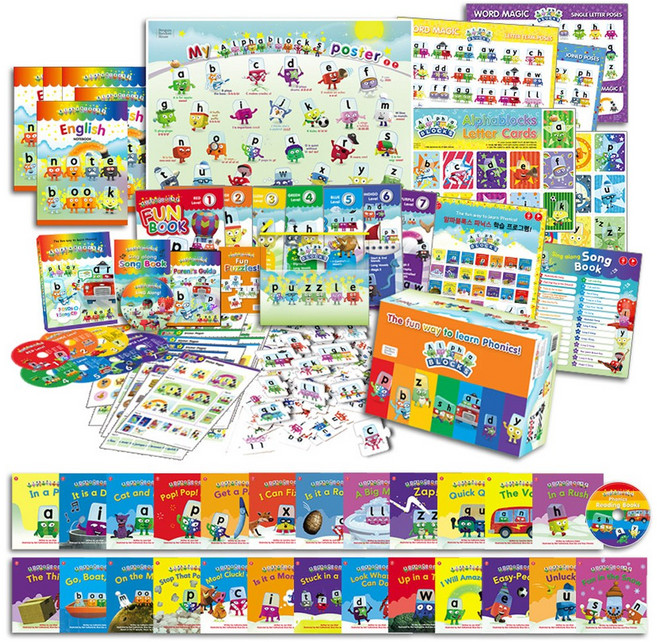 알파블럭스 60종 풀세트 세이펜호환별매, 단품, 단품