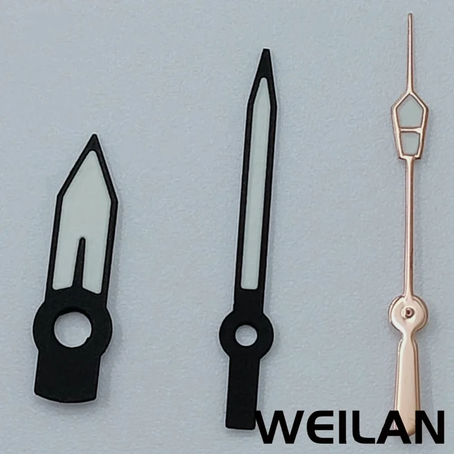 실버 블랙 시계 바늘 루미너스 핏 NH35 7S26 무브먼트, 17 Black Rose D1