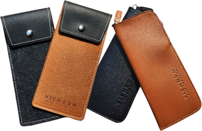 휴대용 가죽 펠트 슬림 소프트 안경 케이스 파우치 선글라스 돋보기 안경집