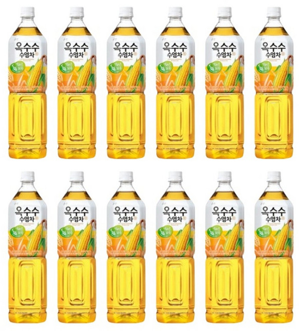 웅진 옥수수 수염차 1.5L 12펫, 12개