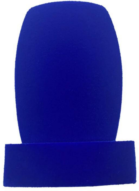 플로킹 마이크 삼각 스폰지 캡 윈드스크린 팝 필터 방송국 기자 인터뷰용, 1개, 색상: 8. with logo