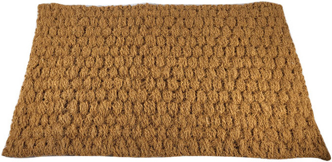 코코넛 매트 60cm 75cm 115cm 발 라탄 현관 도어 발코니 야외 미끄럼 방지 야자수 느낌 카페 베란다 용, 1개