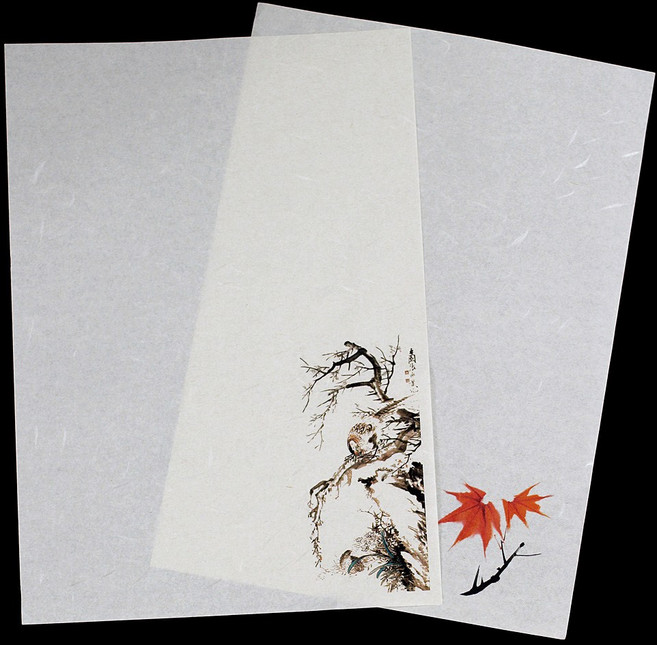 구름한지 연무지 A4 / B5 한지 100매 캘리그라피 인쇄한지 편지지, 고전색