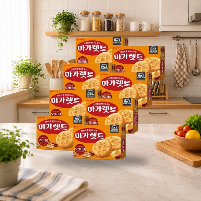 롯데웰푸드 마가렛트 오리지널 대 352g 8개