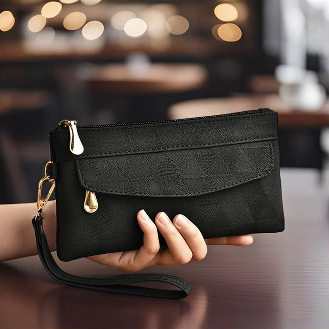 패션 여성 지갑 여성 장지갑 손목 클러치 다용도 패션 핸드백 수납 JXH