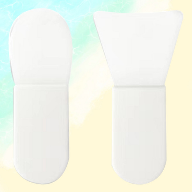 실리콘 스패출러 로션 주걱 스킨케어 팩붓 팩도구, 보관용케이스