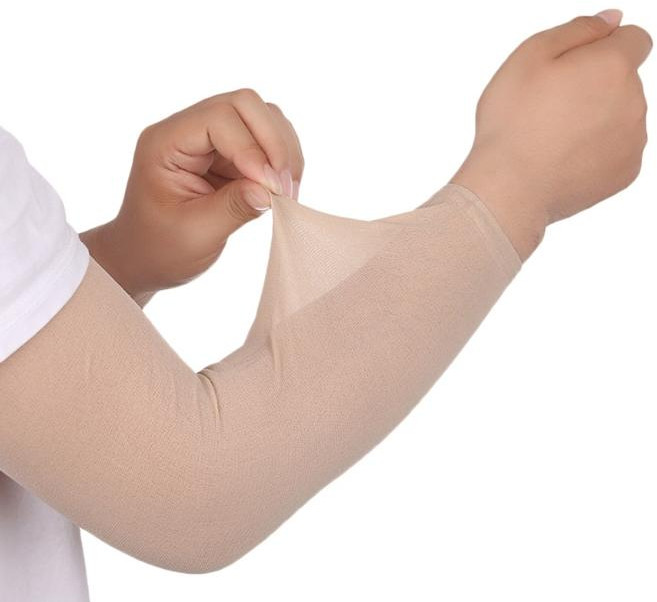 타투 가리기 살구색 스킨 쿨토시 팔토시 [커버 업 토시 흉터 숨기기 살색 토시], 상세 설명 참조