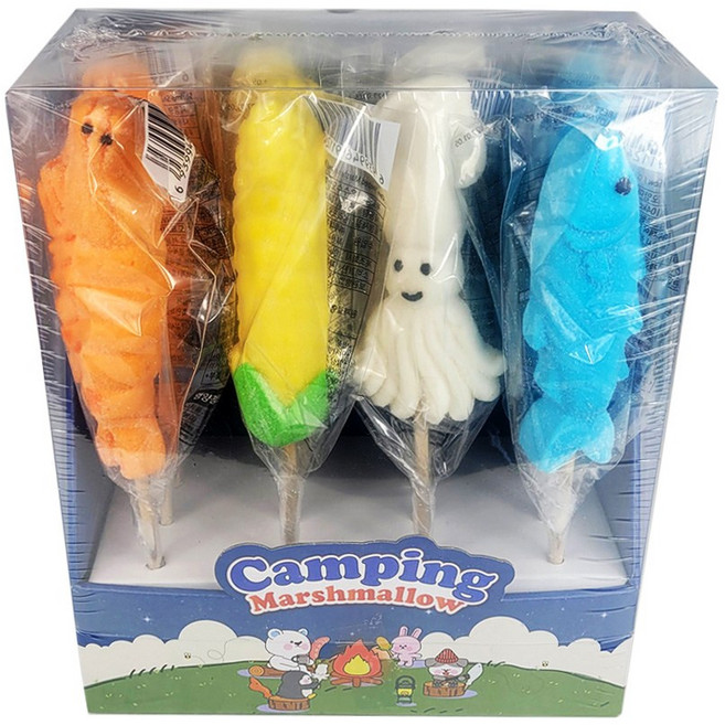 구워먹는 해물 캠핑 마시멜로우, 16개, 30g