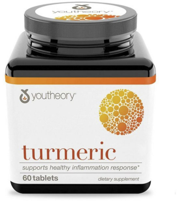 Youtheory 薑黃萃取錠, 60顆, 1罐
