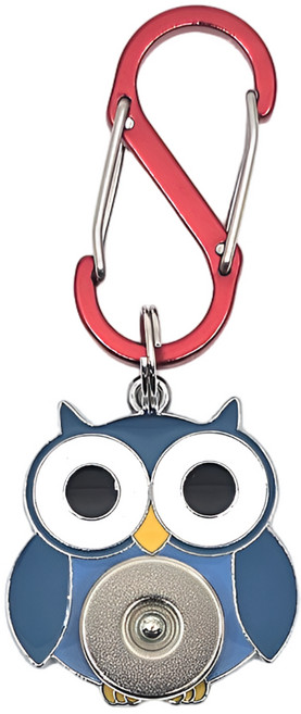 오토바이 부엉이 조끼자석 라이더 배달대행 자석충전거치대 휴대폰 자석충전기, 블루