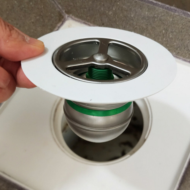 도원드레인 스텐 하수구트랩 50파이 하수구냄새차단트랩 5cm 벌레 냄새제로 배수구 악취, 1개