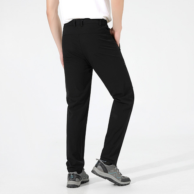 男款機能彈性休閒長褲 輕薄速乾耐磨登山褲