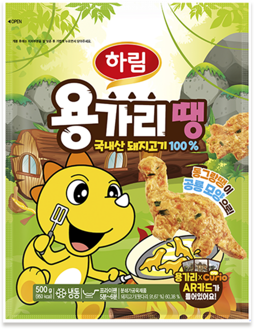 하림 용가리 땡 500g, 1개