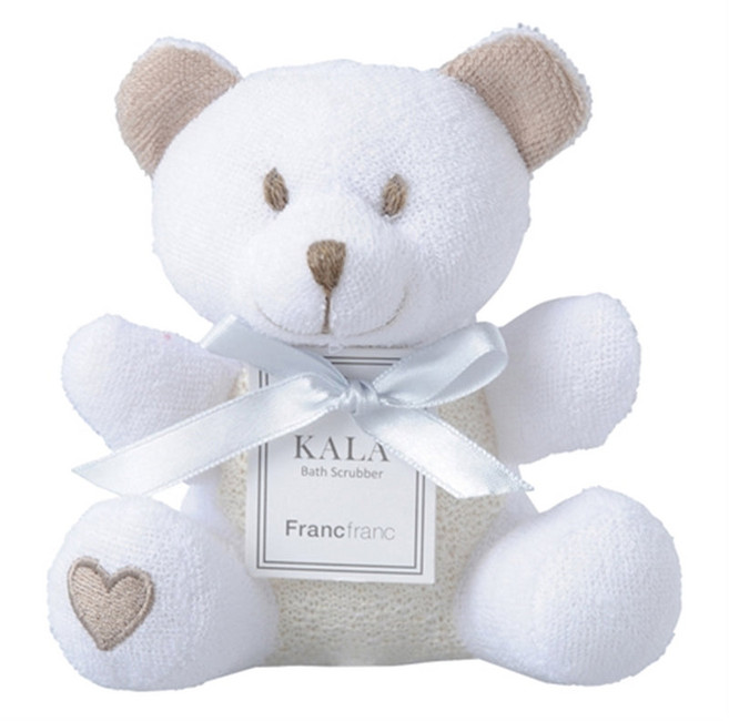 프랑프랑 FrancFranc 나이프라 목욕 스폰지 곰 화이트ㅡ196962