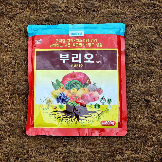대유 부리오 인산가리 필수원소 복합비료 웃자람억제 식물 영양제, 1개
