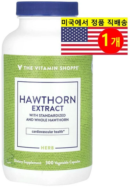 ProHealth Longevity 산사나무 추출 424mg Hawthorn Extract, 1개, 300정 - 쿠팡