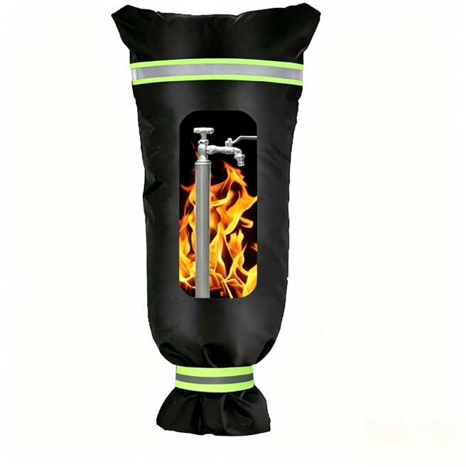 야외 수도꼭지 보온 커버 얼음 방지 70*38cm, 1개