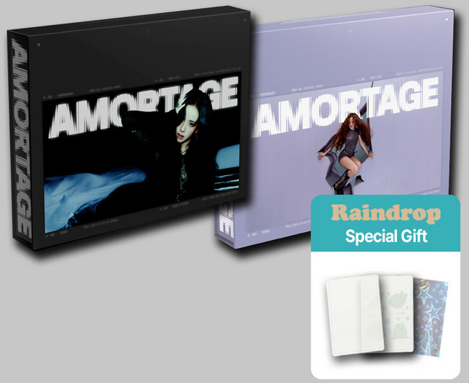 [특별사은품3종] 지수 앨범 아모르타주 AMORTAGE EXCLUSIVE EDITION 솔로 블랙핑크, 랜덤+사은품3종