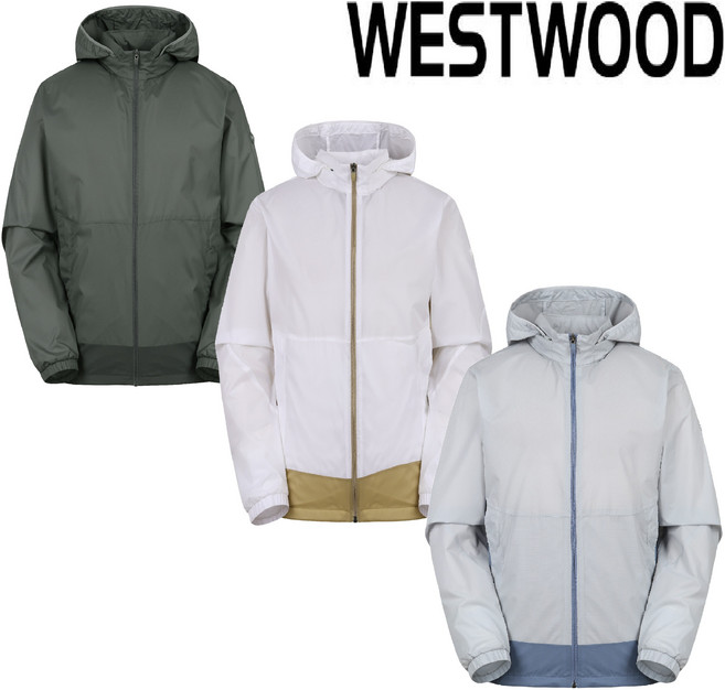 5층 웨스트우드 WESTWOOD 맨 배색 방풍자켓(남자 봄 가을 바람막이) O1/223