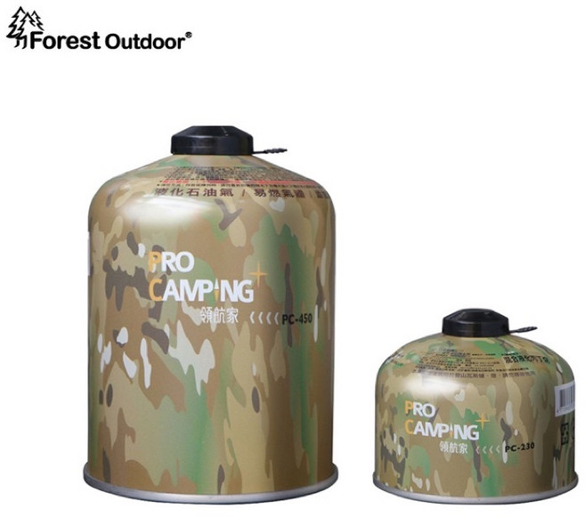 妙管家 領航家 ProCamping 230g高山瓦斯罐 迷彩露營美學 高山寒地專用, 1個, 450g