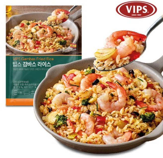 [빕스] 감바스 라이스 230g 5팩, 5개