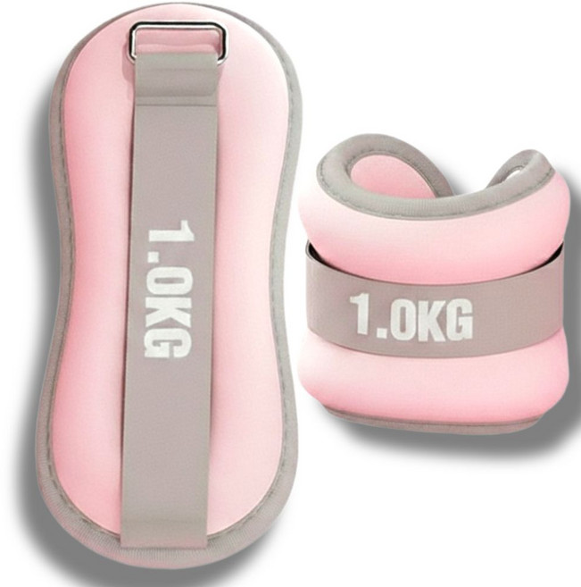 와일드윙 균형훈련 손목 발목 모래주머니, 핑크, 2kg