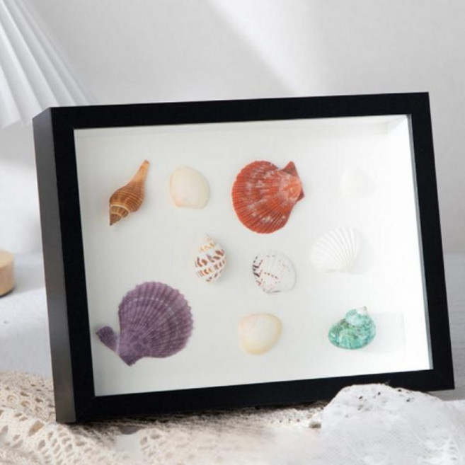 아트공간 3d 입체 관액자 8x10 블랙 캘리그라피액자사진액자 원목액자 인테리어액자, 1개