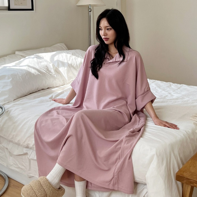 [빅사이즈/6XL] 롱기장 카라 롤업 ops _올핏클로젯