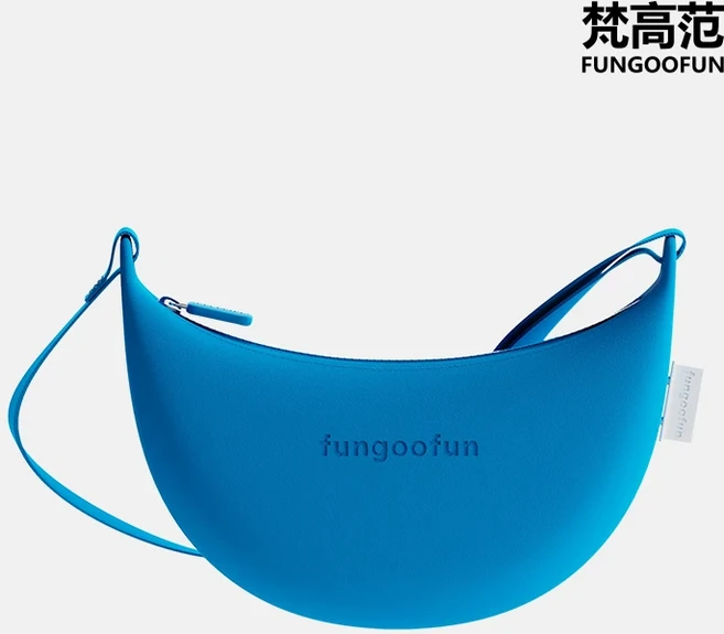 Fungoofun 바나나 번 트렌디 캐주얼 다용도 불혼 남녀 공용 경량 외부 크로스바디 백