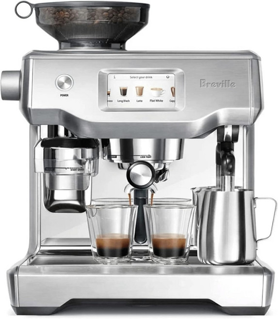 브레빌 오라클 터치 에스프레소 머신 BES990BSS 브러시드 스테인리스 스틸, Brushed Stainless