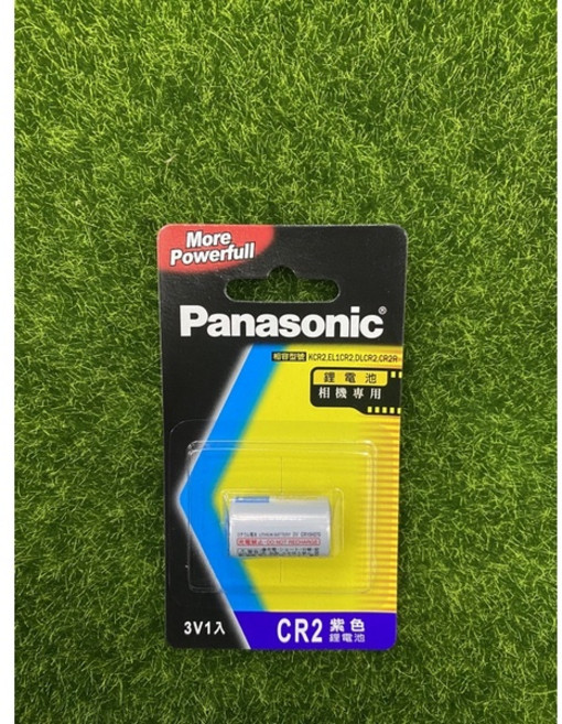 Panasonic CR2 鋰電池，3V，單顆包裝，相機專用, 1個, 紫色電池 CR2￼