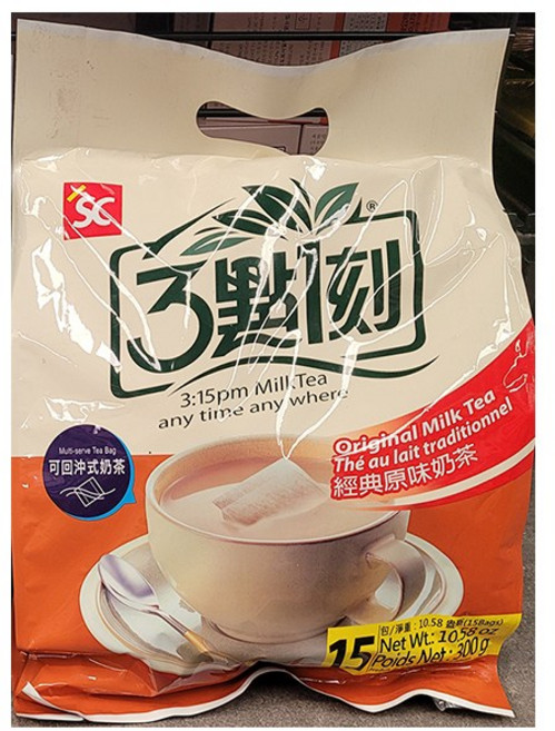 SHIH CHEN FOODS 3시15분 오리지날 밀크티 300g (원산지 : 대만), 1개, 15개입, 20g