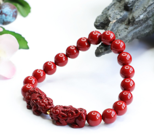 뚱보 고함량 자금사 액막이 재물운 상승 쌍비휴 팔찌