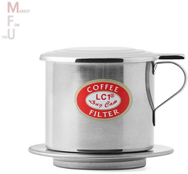 LC1 베트남 드리퍼/핸드 드립 커피필터/스테인레스, 1개, 1개입