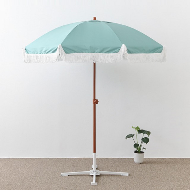 마켓비 ROMIL 테슬 파라솔, 그린