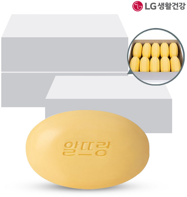 알뜨랑 세면비누 옐로우, 130g, 30개입