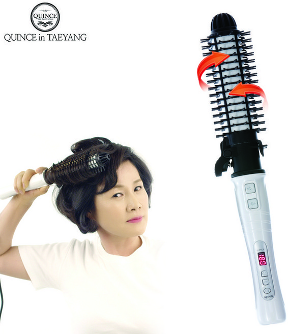 퀸스IN태양 오토롤링 브러쉬고데기 시즌1 자동회전 뽕 뿌리볼륨 볼륨웨이브 구르프 빗 헤어롤탈착 봉고데기사용가능 해외겸용