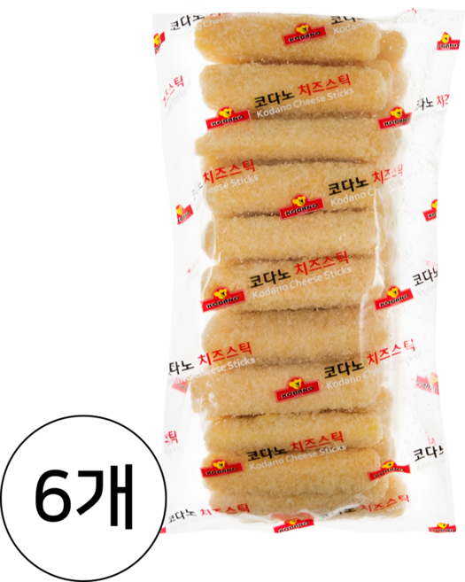조흥 코다노 치즈스틱, 1kg, 6개, 모짜렐라
