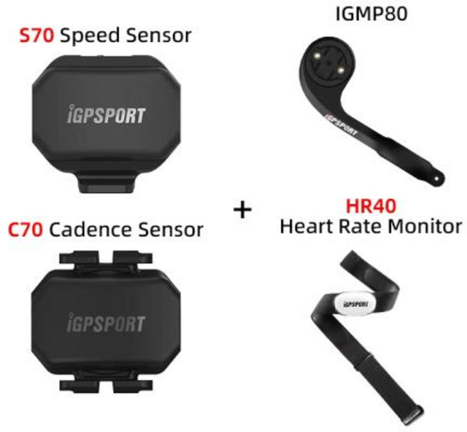 IGPSPORT IGS 속도 센서 케이던스 HR40 심박수 SPD70 컴퓨터 거치대 자전거 액세서리, Group 10, 1개