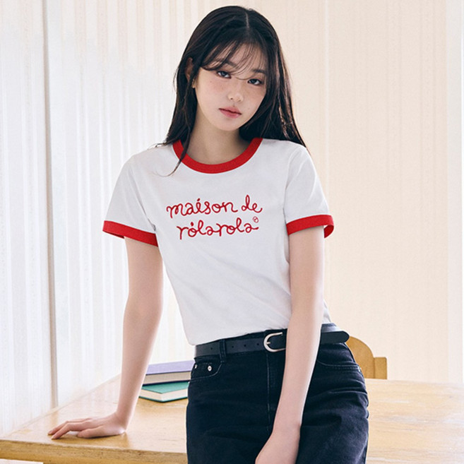 로라로라 여성용 MAISON DE ROLA RINGER 반팔 티셔츠