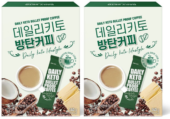 데일리키토 방탄커피, 10g, 14개입, 2개