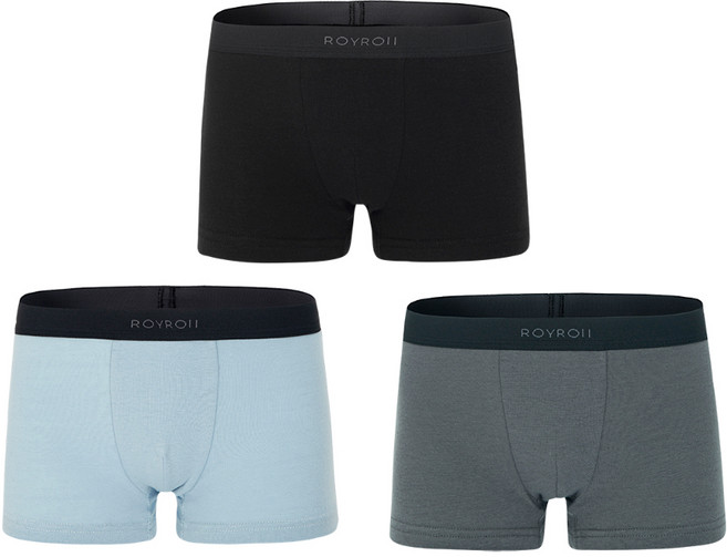 [국내생산] [텐셀 모달] 베베루아 로이로이 남아 아동 키즈 드로즈 팬티SET 3개입