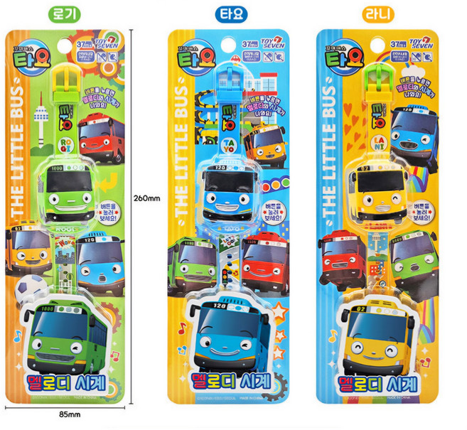 꼬마버스 타요 멜로디시계 1개랜덤발송, 1개