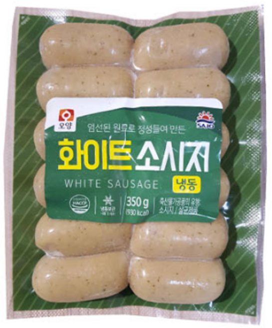 사조오양 화이트소시지 350g, 4개