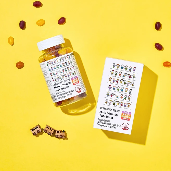 제너럴라이프 멀티비타민 젤리빈 300g, 150정, 1개 - 쿠팡