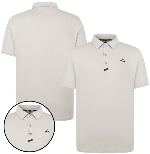 PGA 남성 쿨터치 베이직 반팔 카라티셔츠 PGMTS52323