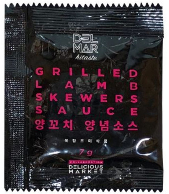 기타 추가상품 (양고기소스&보냉팩), 4개, 양꼬치양념소스 7g
