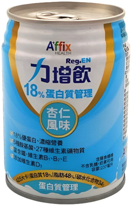 Affix Health 力增飲 18%蛋白質管理 杏仁風味, 48個, 237ml