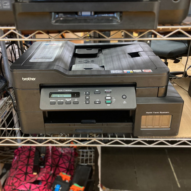 브라더 DCP-T720DW 컬러무한잉크복합기 중고제품/프린터+복사기+스캐너/와이파이+자동양면인쇄